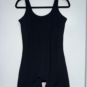 Girlfriend Collective Black Bodysuit romper